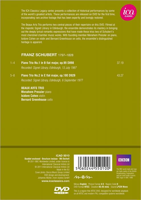 Schubert - Piano Trios