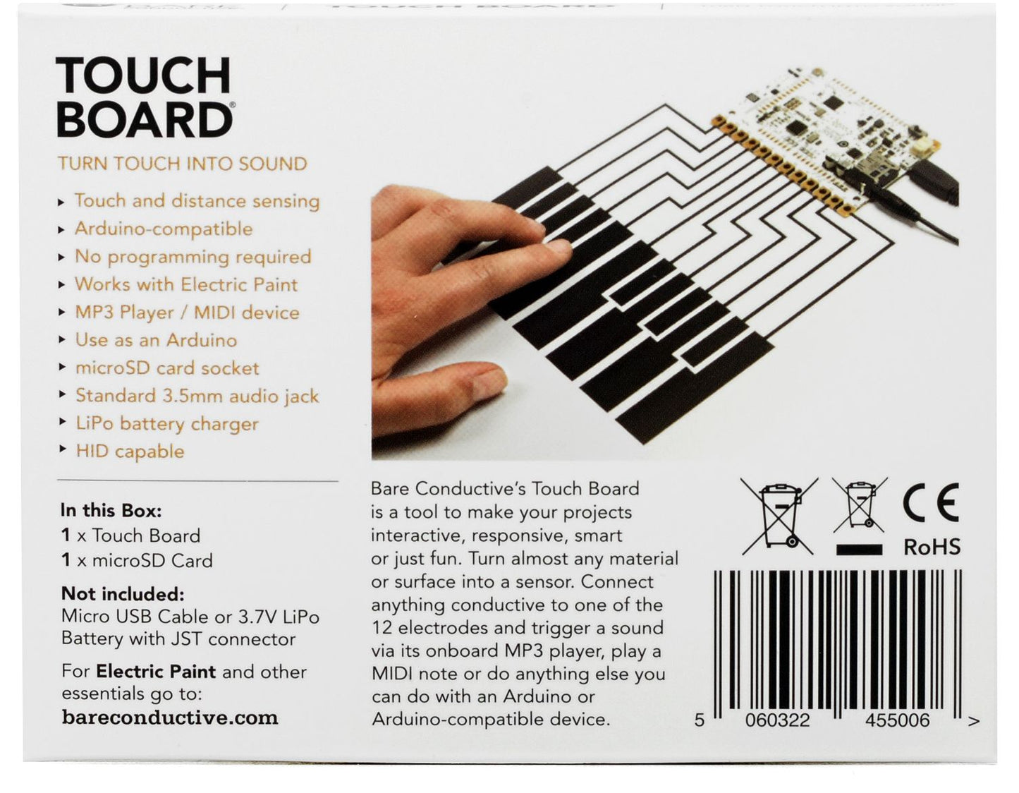 Touch Board CE Mark