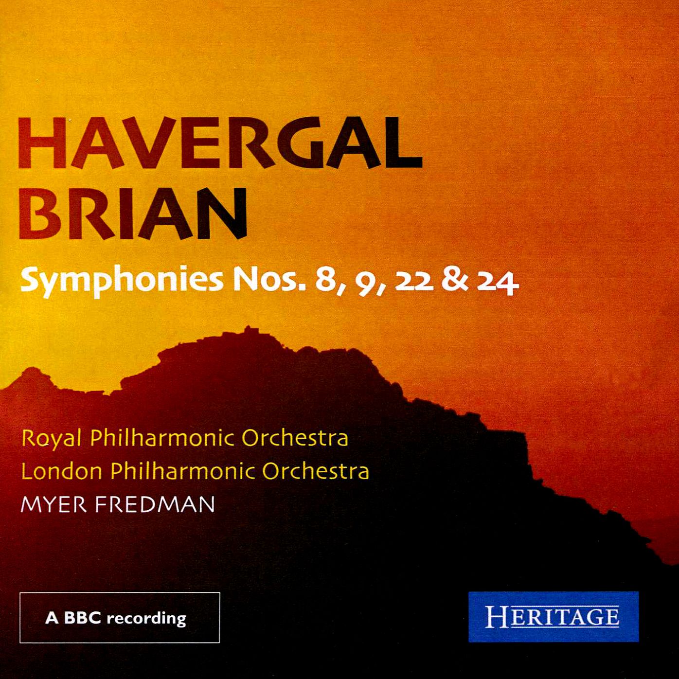 Symphonies 8 & 9 & 22 & 24 (Havergal Brian / Royal & London Philharmonic Orch)