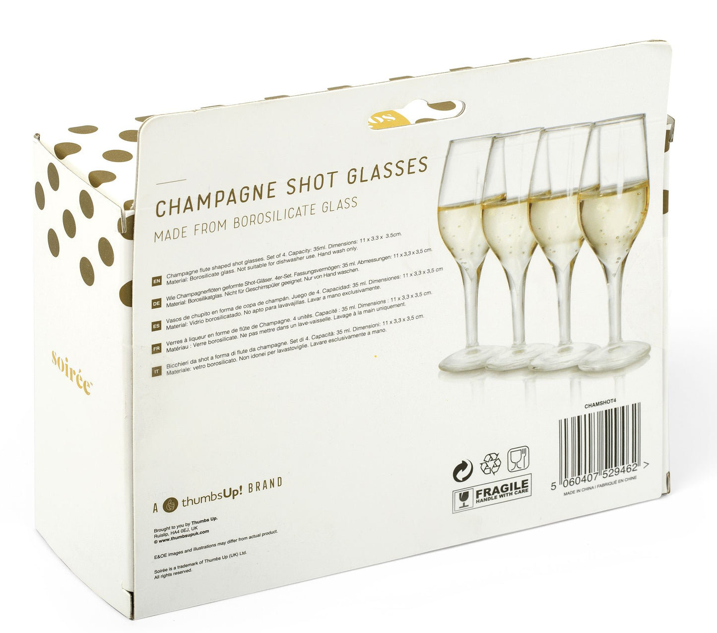 Champagne Shot Glasses