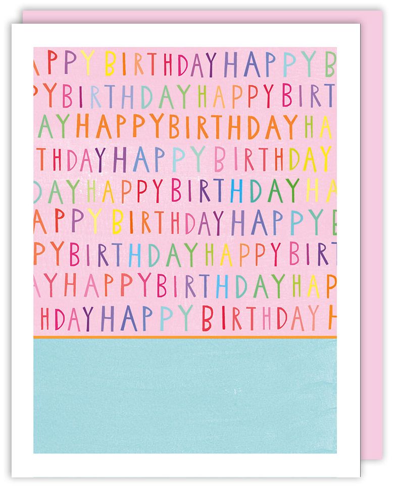 BDAY Pink Colorful Birthday