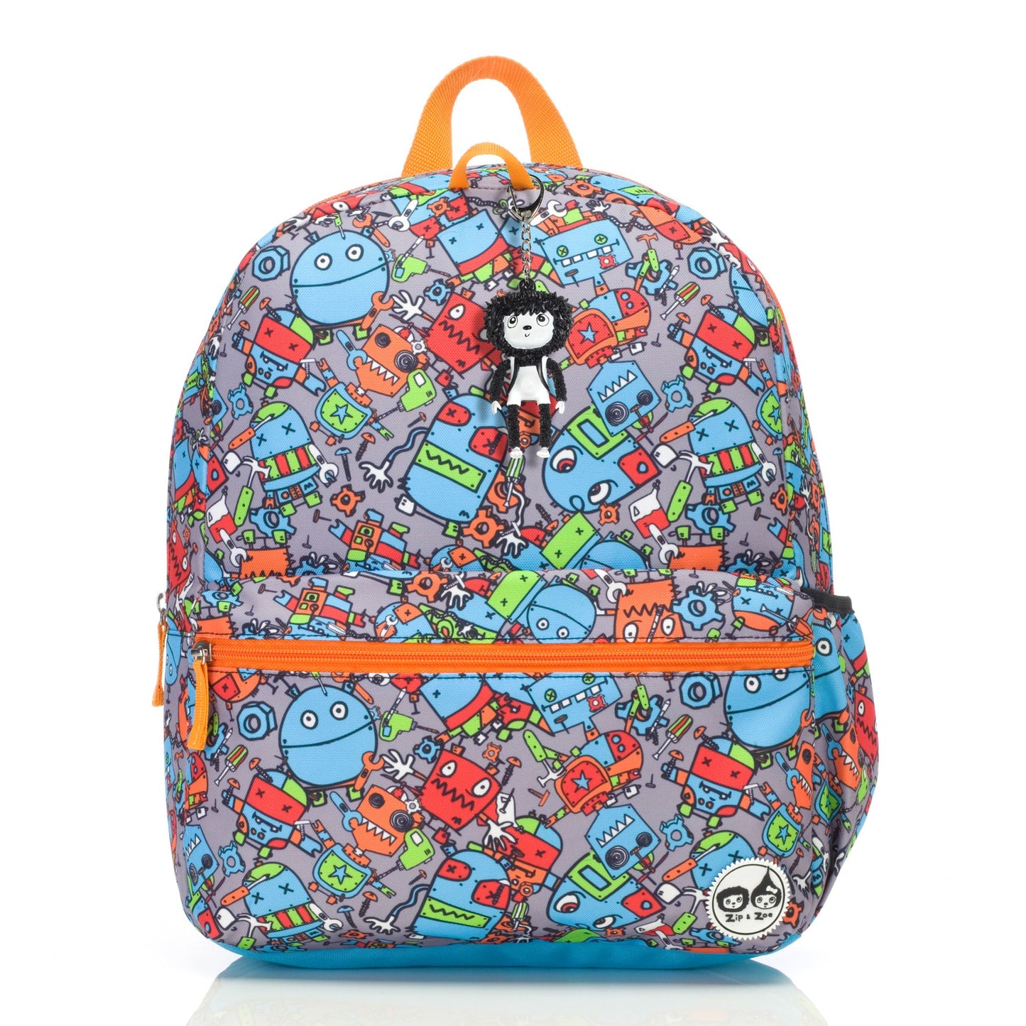 Zip & Zoe Junior Backpack Robots - Blue