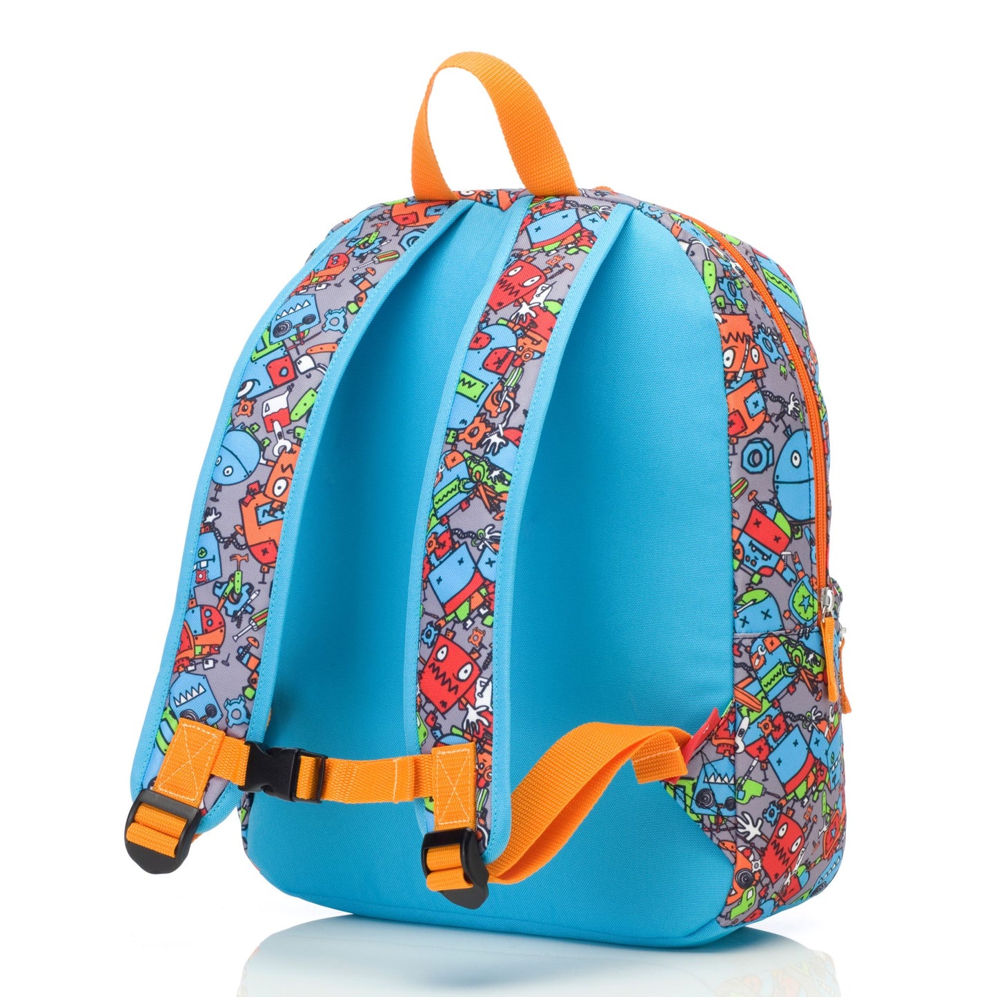 Zip & Zoe Junior Backpack Robots - Blue
