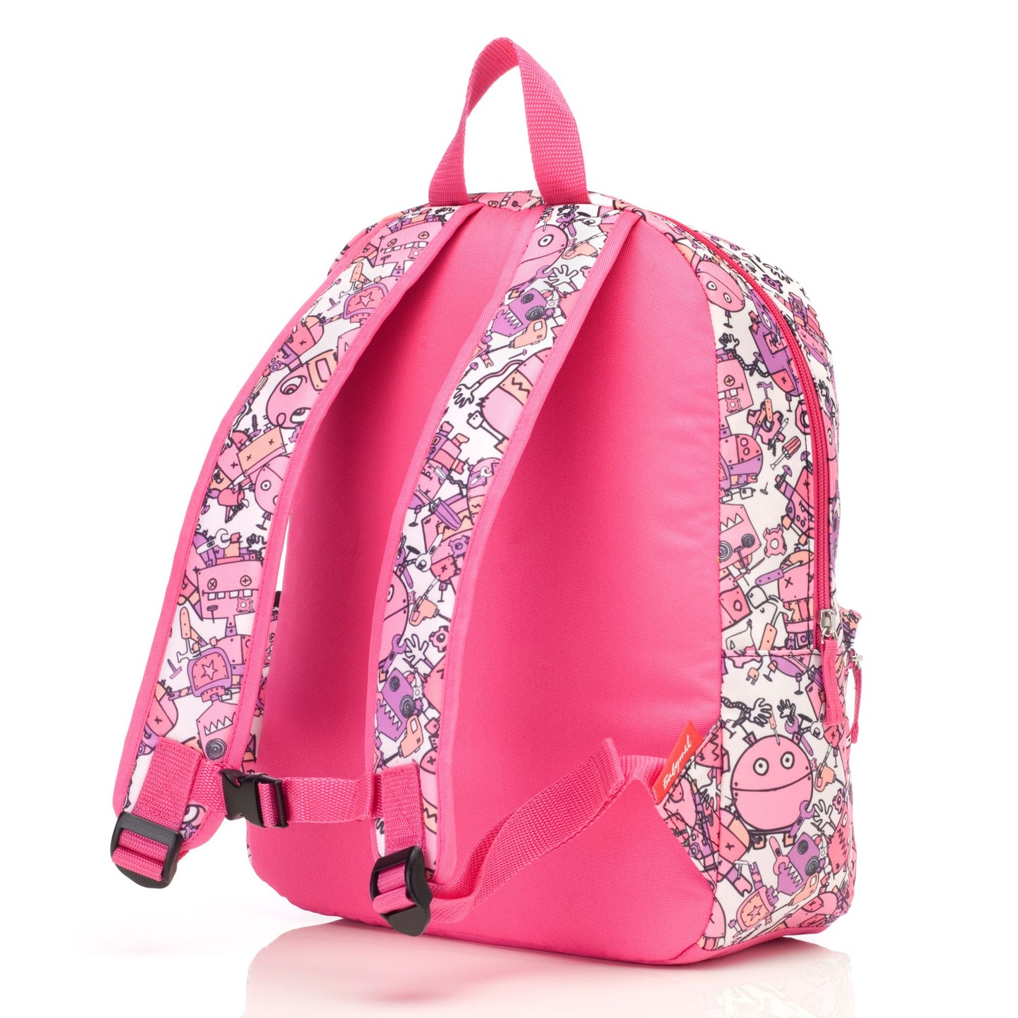 Zip & Zoe Junior Backpack Robots - Pink