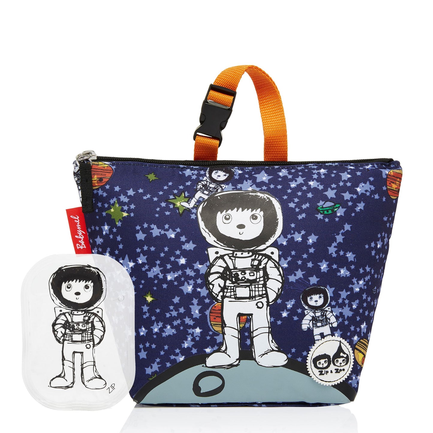 Zip & Zoe Junior Backpack Navy/Spaceman Bundle