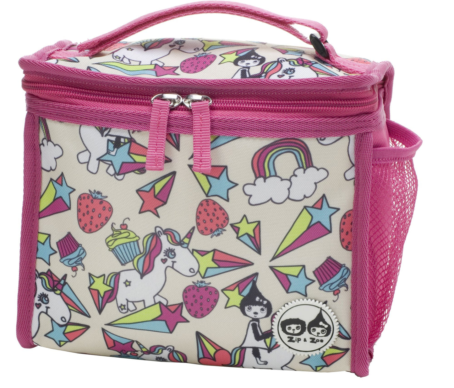 Zip and Zoe Zipped Lunch bag and Ice pack Unicorn