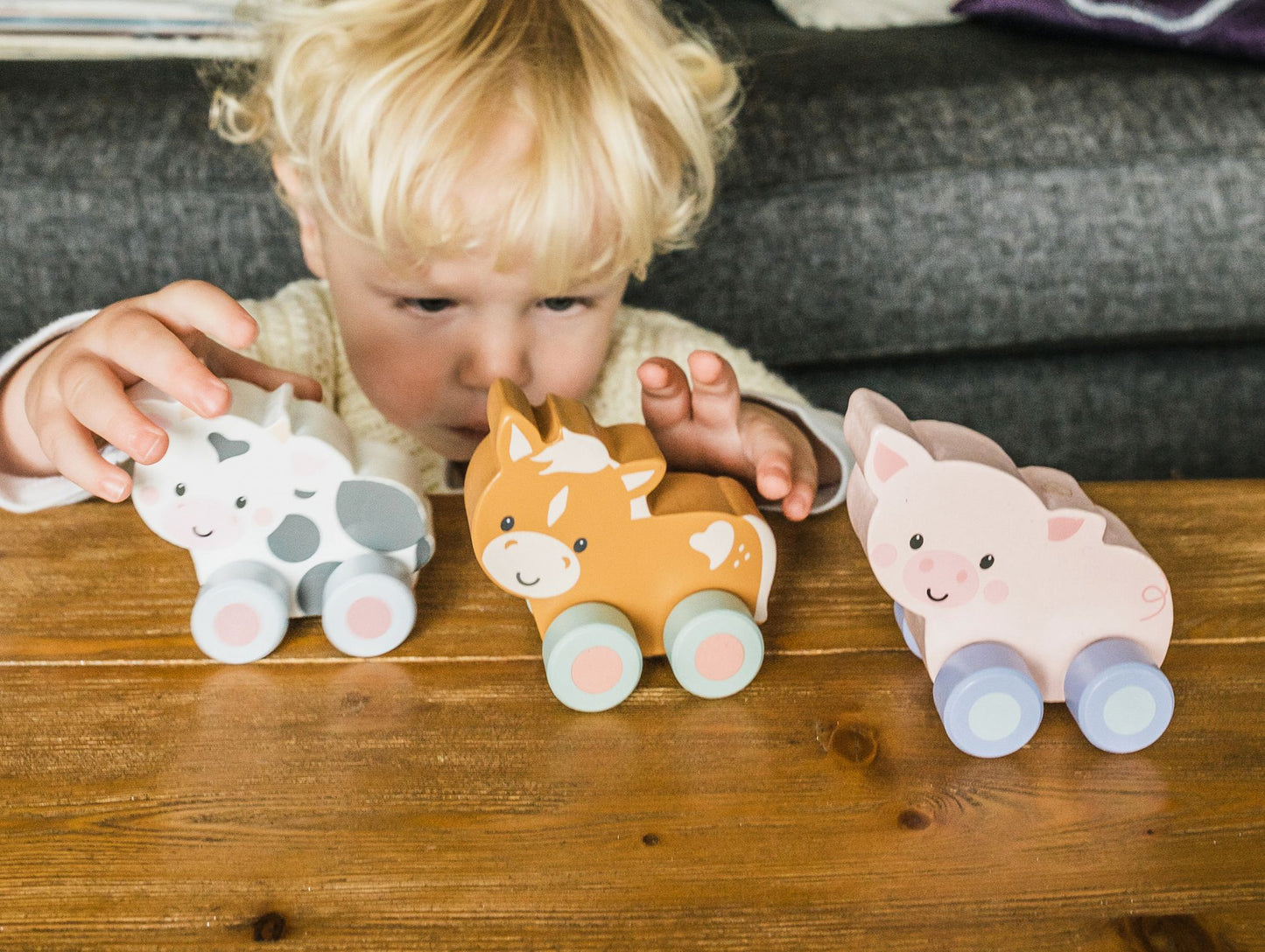First Push Toy - Cow