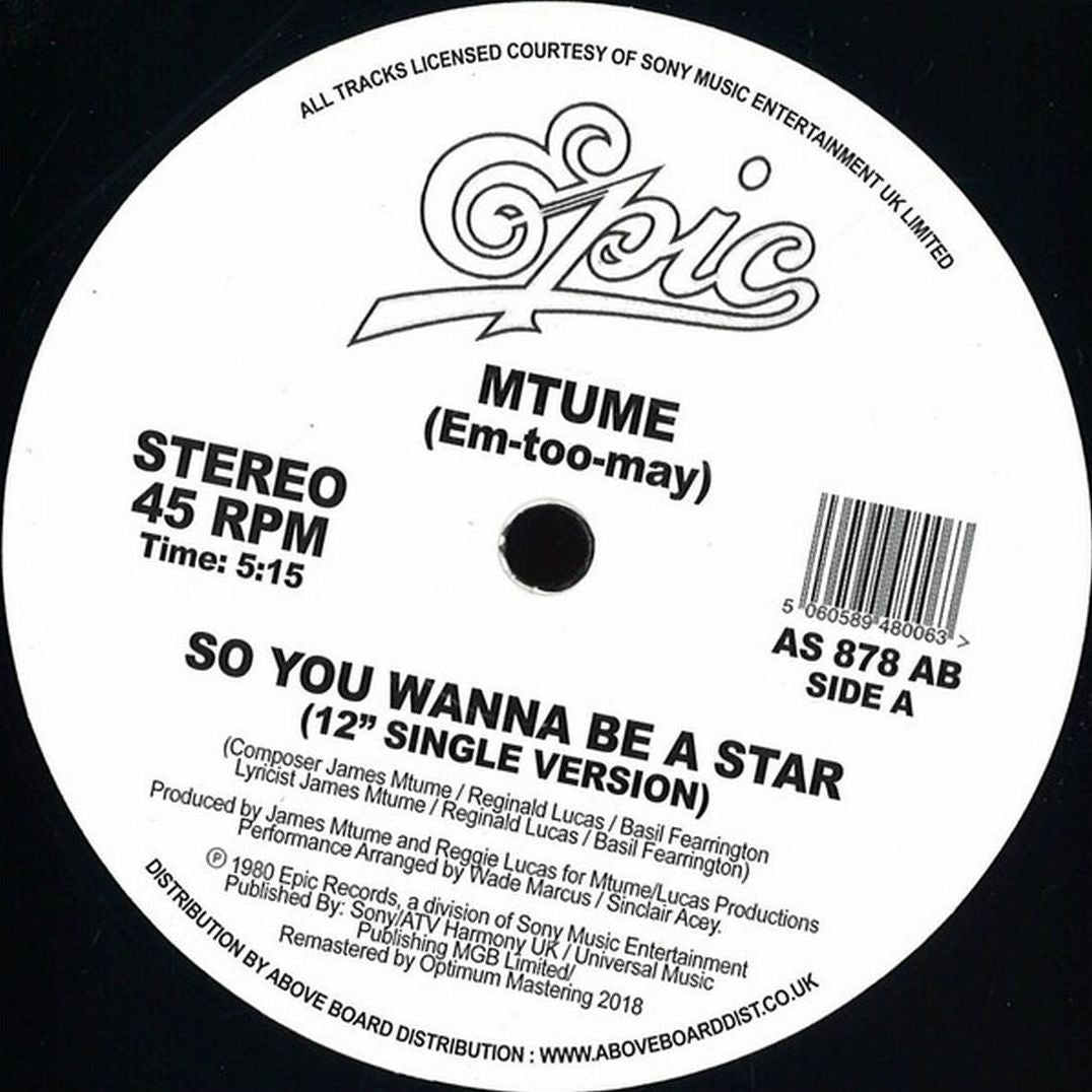 So You Wanna Be A Star (Danny Krivit Mix) (Mtume)