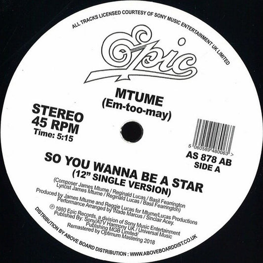 So You Wanna Be A Star (Danny Krivit Mix) (Mtume)