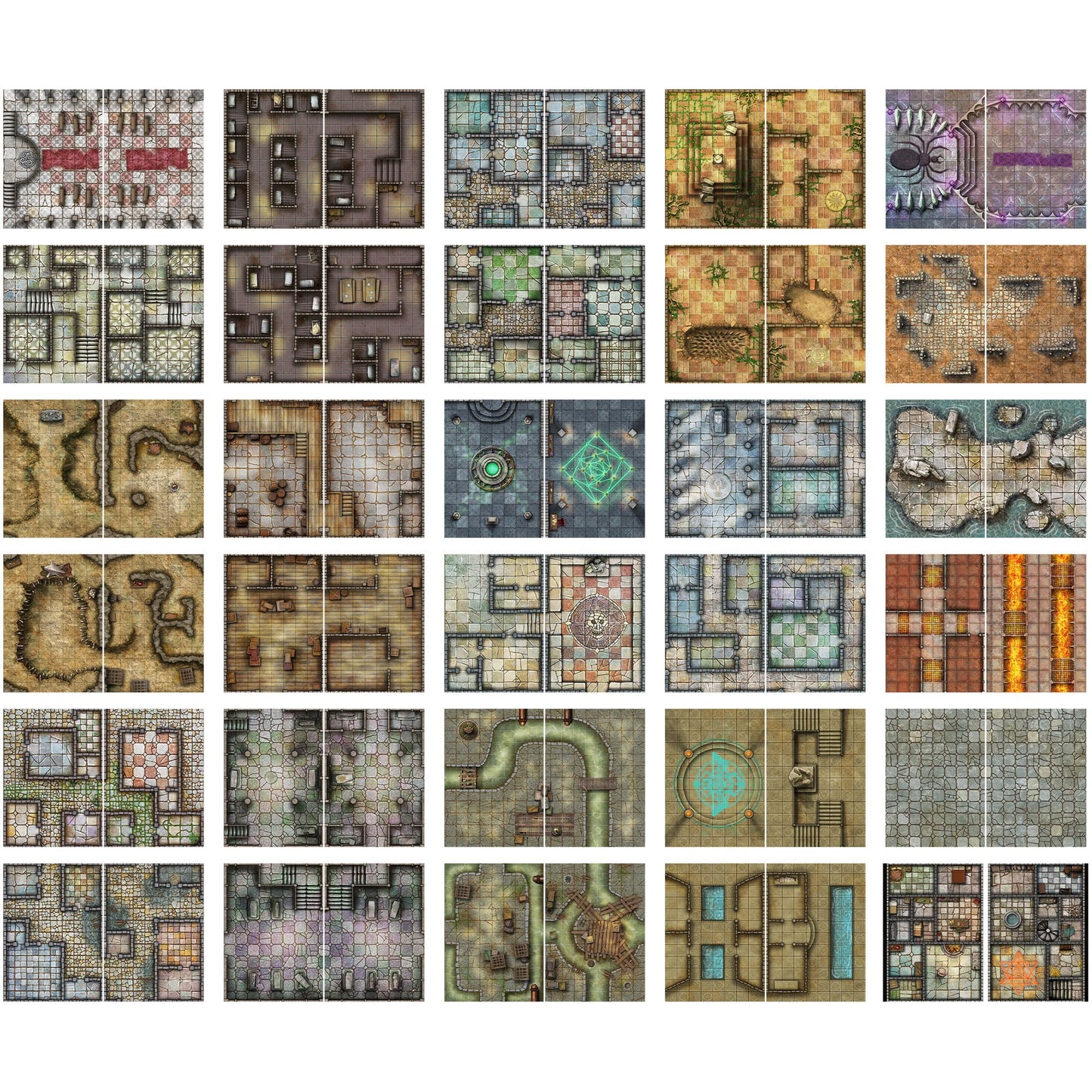 Big Book of Battle Mats Cells & Shrines