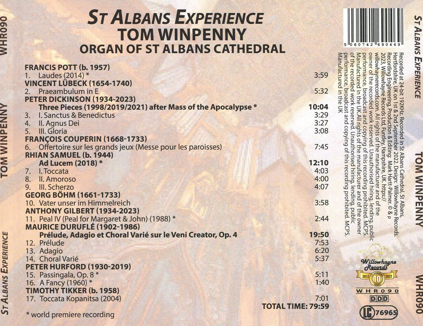 St Albans Experience (Bohm / Couperin / Winpenny)
