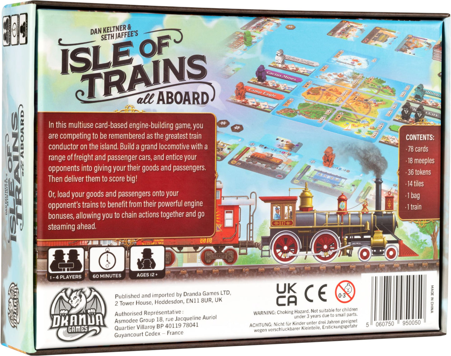 Isle of Trains All Aboard Base Game by Seth Jaffee, Dan Keltner
