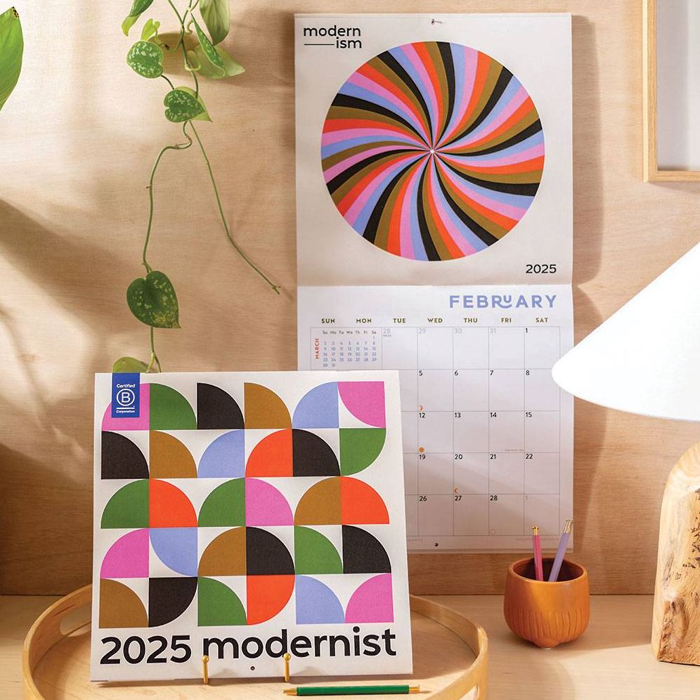 2025 Modernist Art Wall Calendar