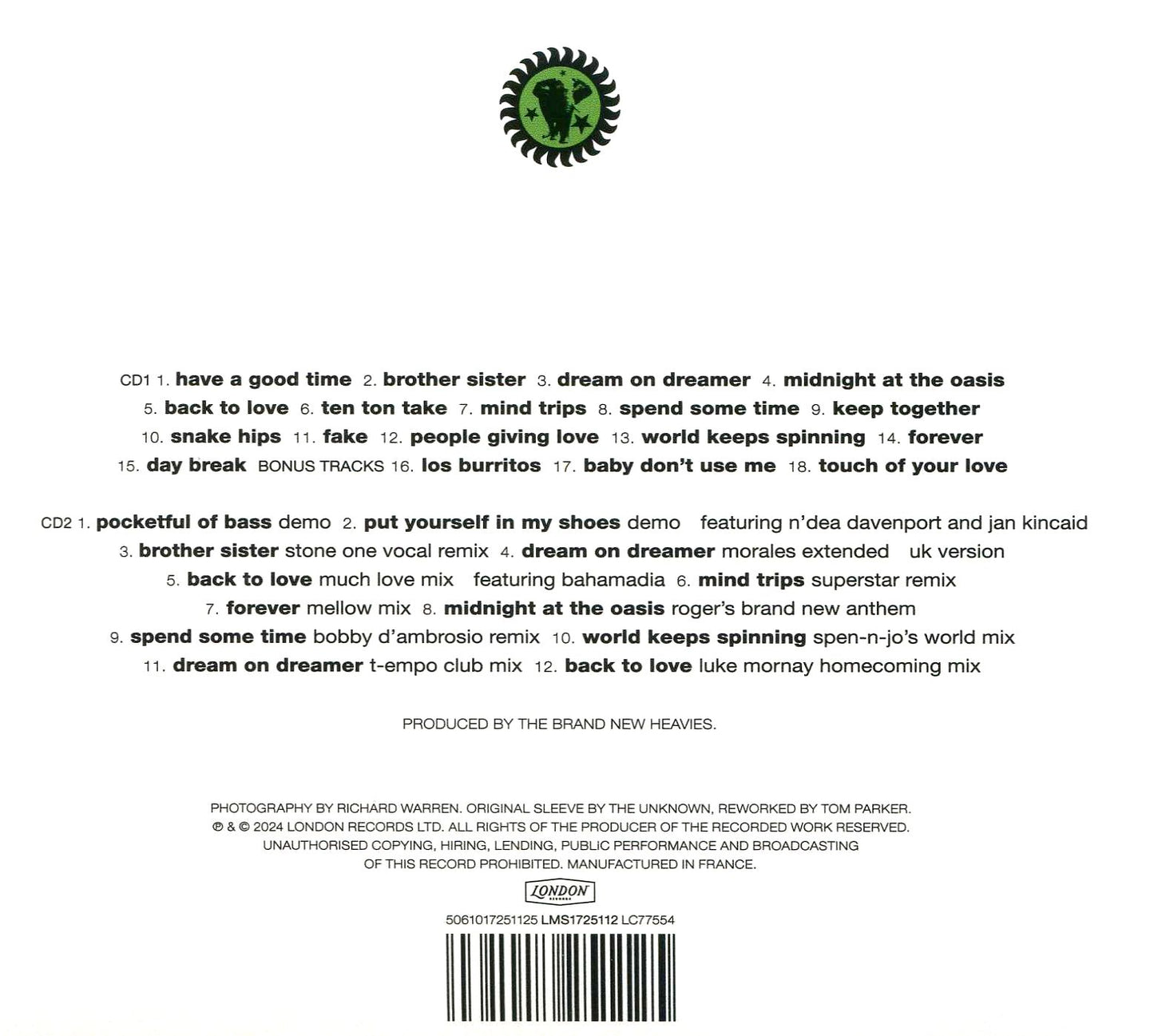 Brother Sister: 30Th Anniversary Edition (Brand New Heavies)