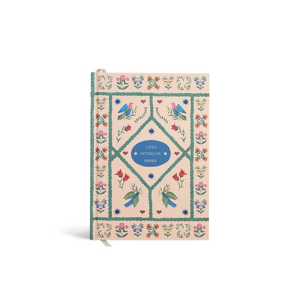 Quilted Daydream A5 Lined Notebook_Beige