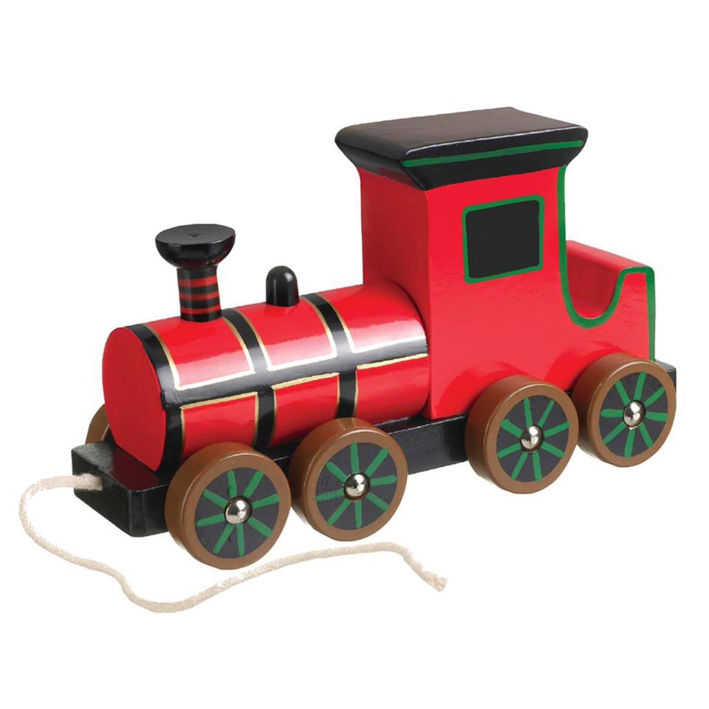 Orange Tree Toys Wooden Steam Train Pull Along