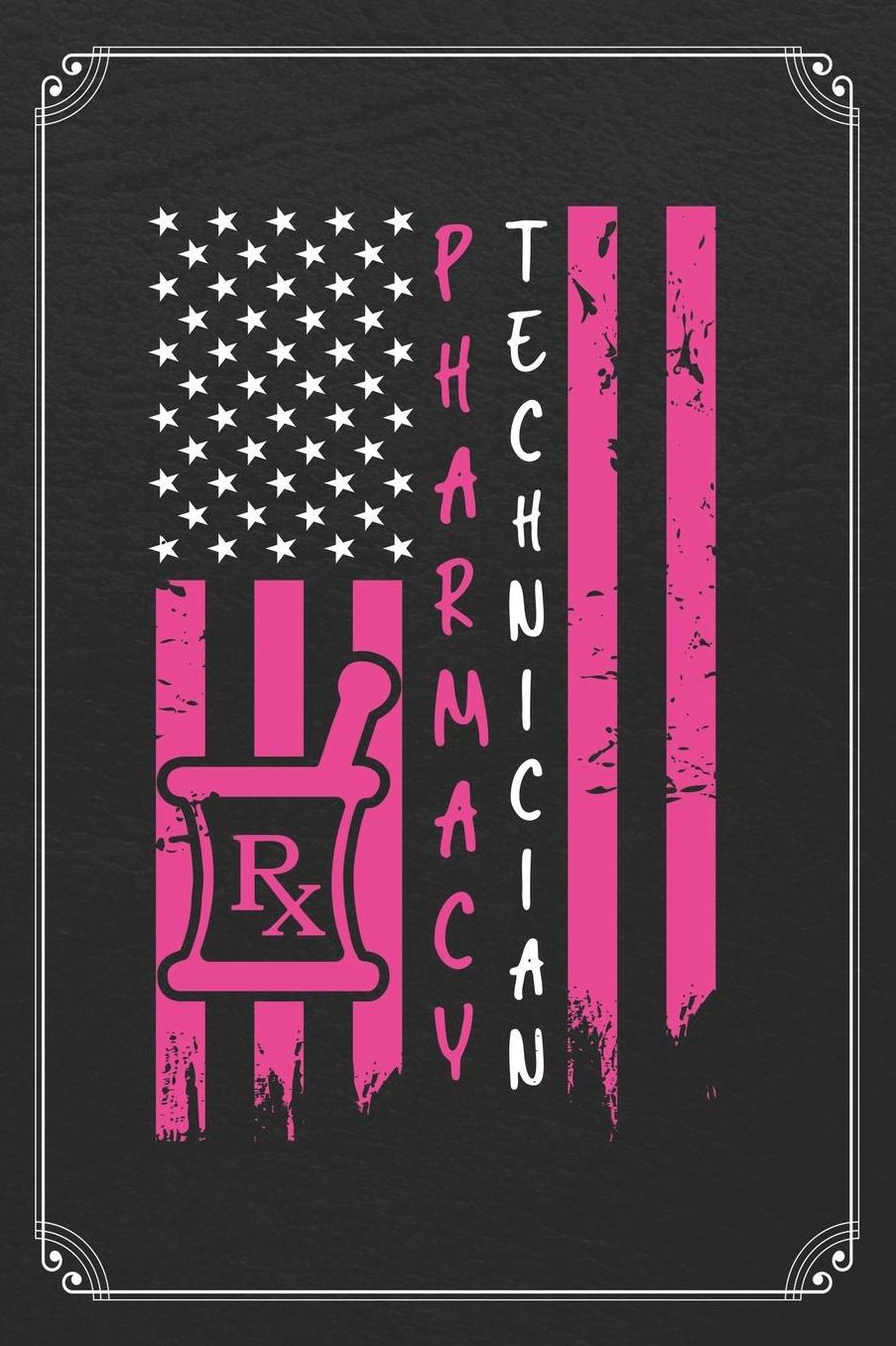 RX Pharmacy Technician: Pharmacist Blank Lined Notebook Pharmacy Journal