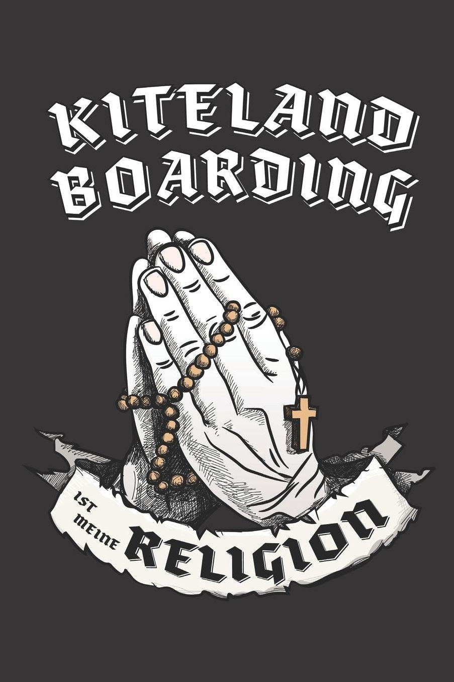Kiteland Boarding Ist Meine Religion: DIN A5 6x9 I 120 Seiten I Kariert I Notizbuch I Notizheft I Notizblock I Geschenk I Geschenkidee