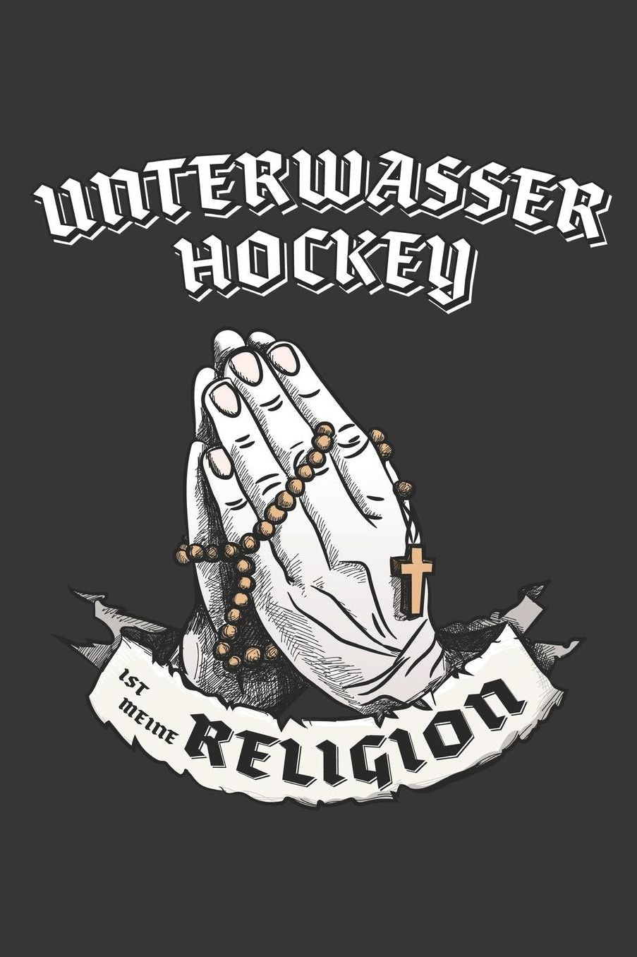 Unterwasserhockey Ist Meine Religion: DIN A5 6x9 I 120 Seiten I Kariert I Notizbuch I Notizheft I Notizblock I Geschenk I Geschenkidee