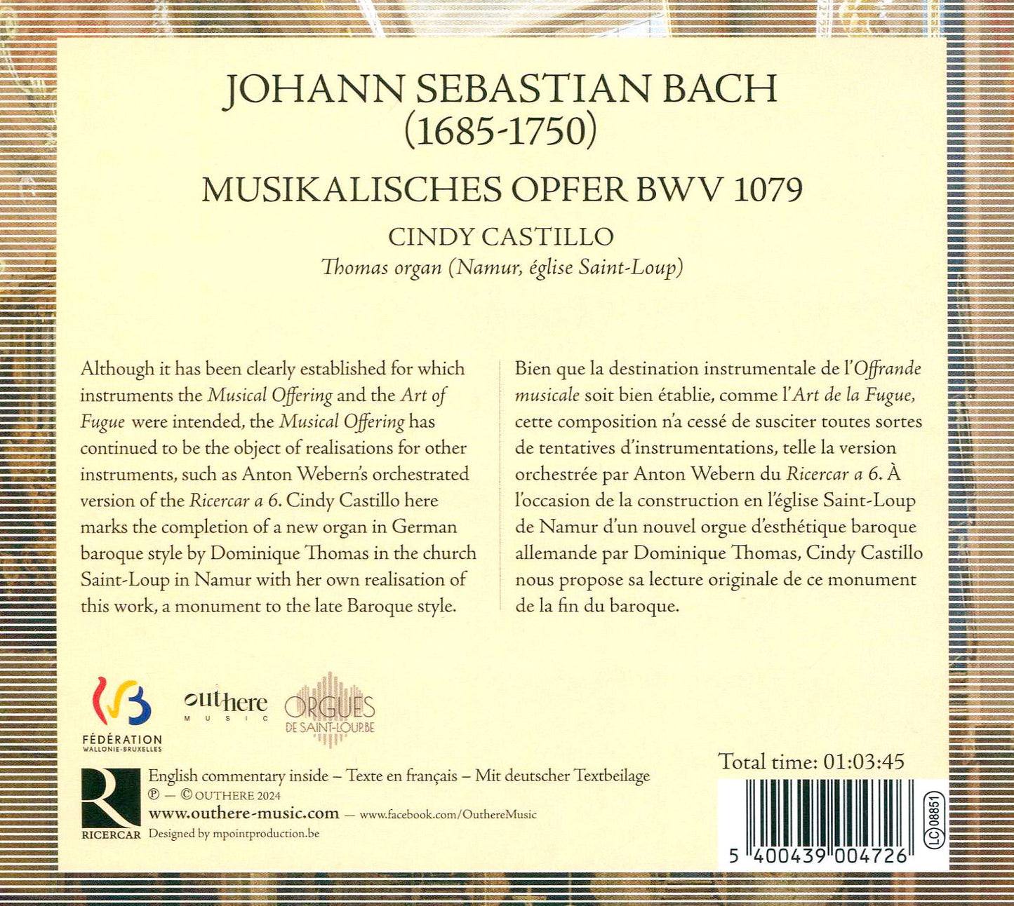 Musikalisches Opfer (J.S. Bach / Castillo)