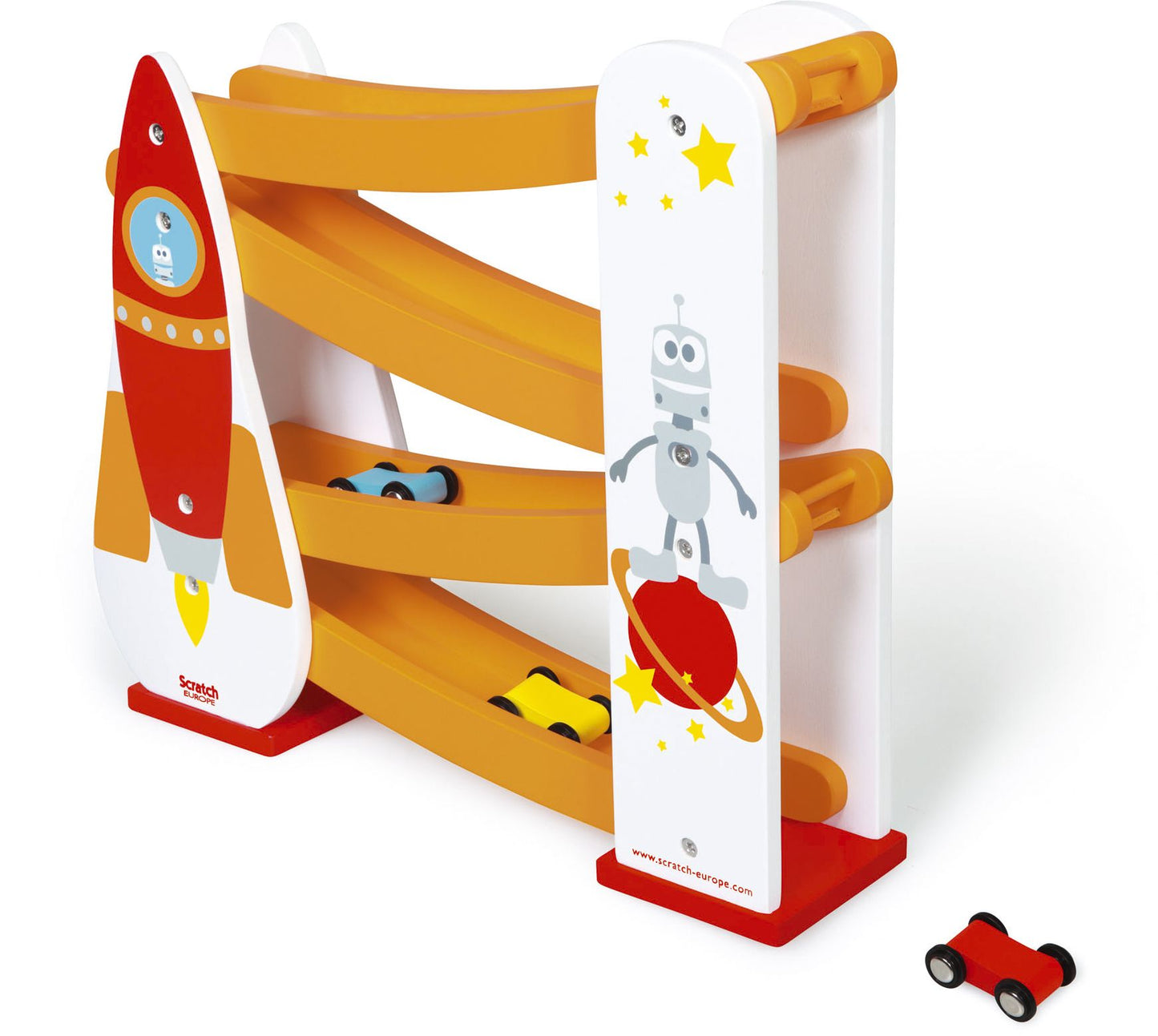 ROLLING SLOPE - ROCKET with 3 cars