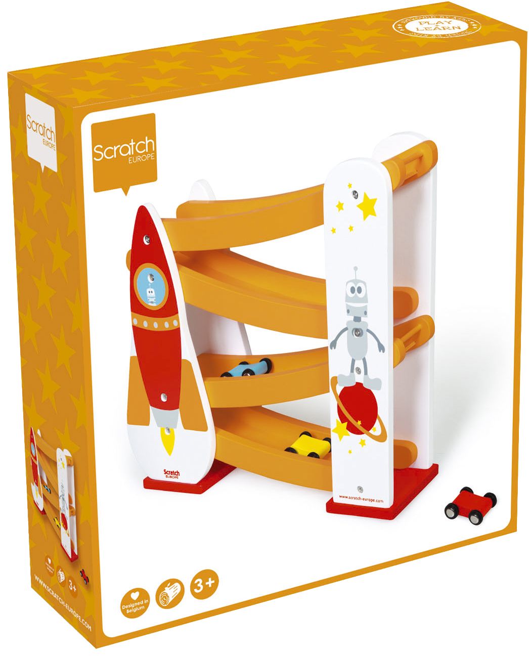 ROLLING SLOPE - ROCKET with 3 cars