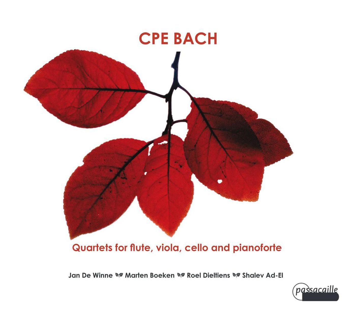 C.P.E. Bach: Quartets for flute, viola, cello and pianoforte