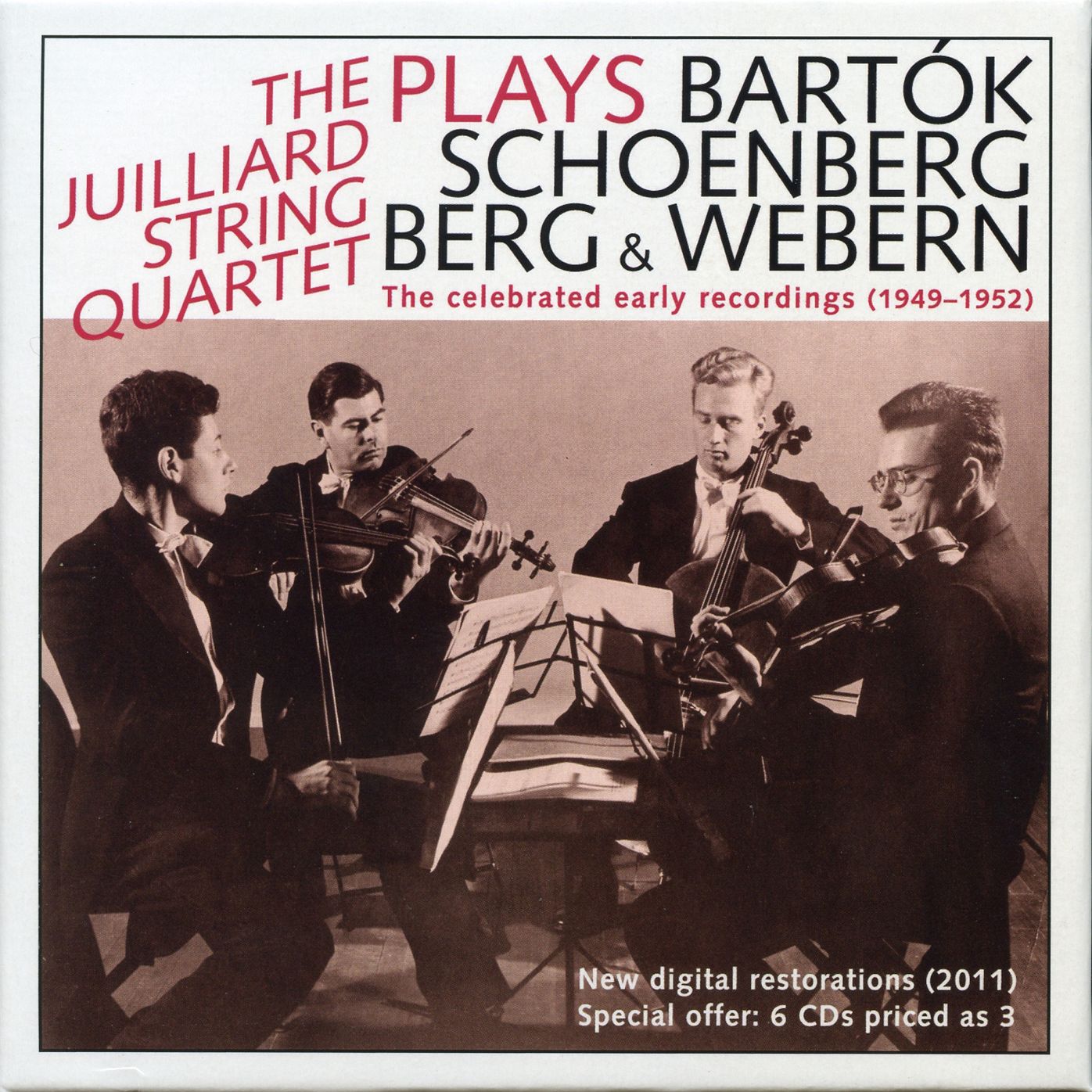 Juilliard String Quartet (Bartok / Berg / Webern)