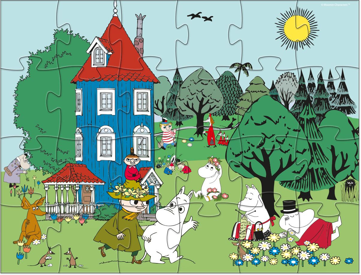 Moomin Shaped Deco 24 Piece Puzzle