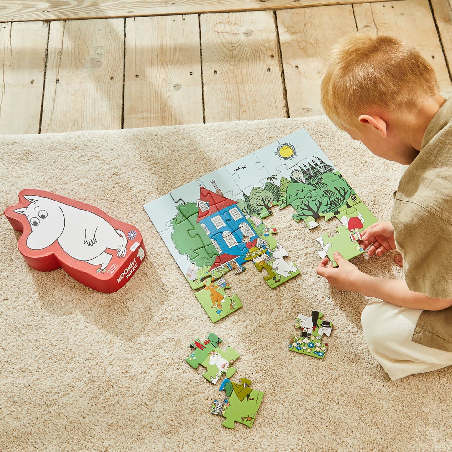 Moomin Shaped Deco 24 Piece Puzzle