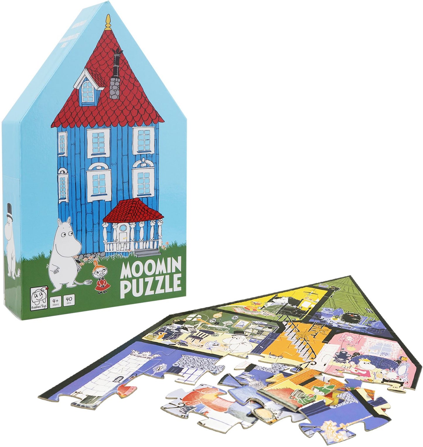The Moomins Deco 40 Piece Puzzle House