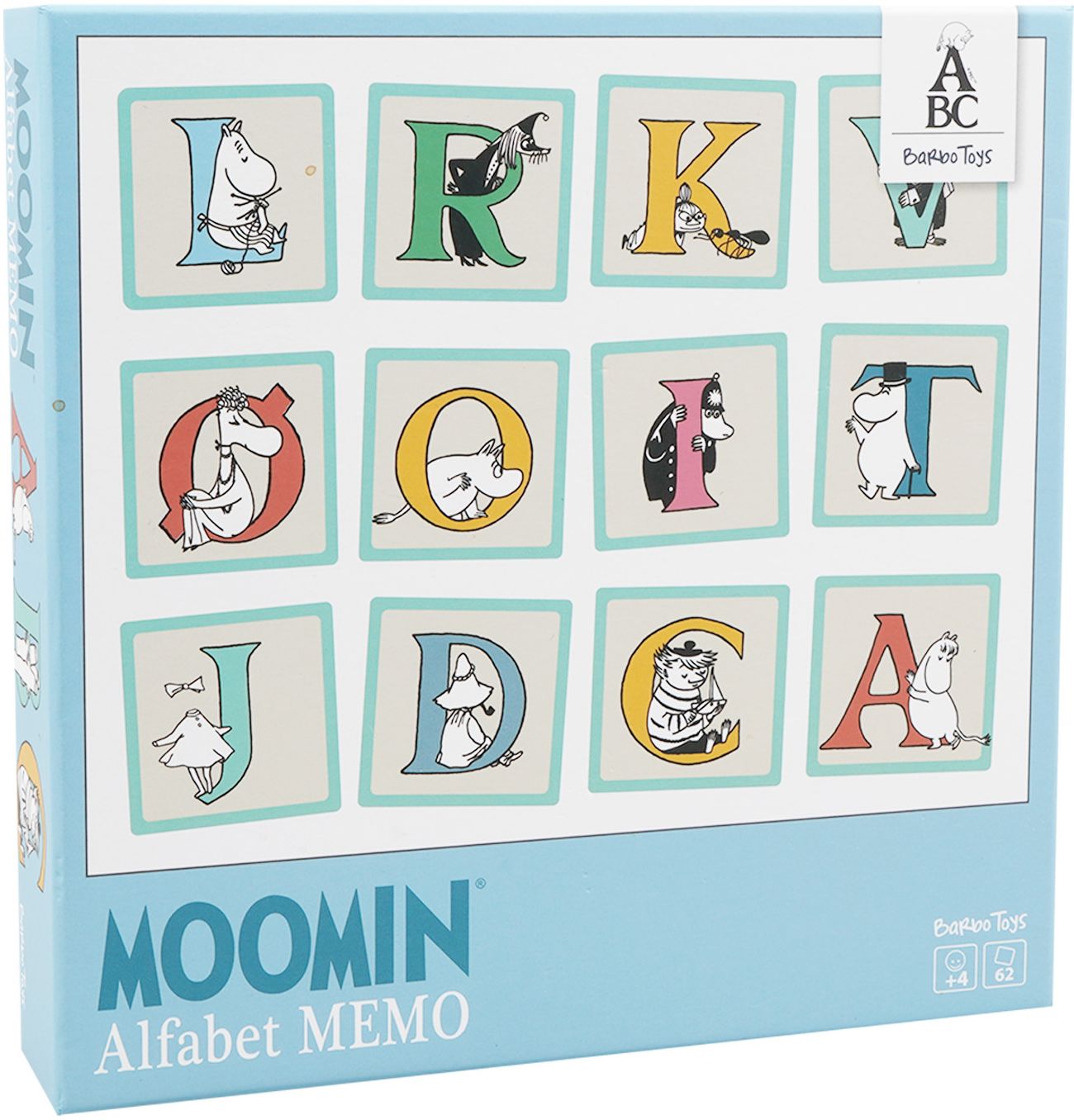 Moomin Alphabet Memo