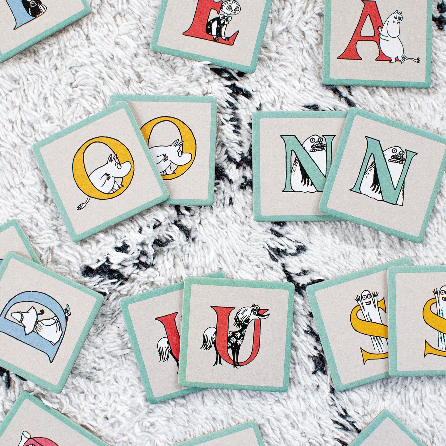 Moomin Alphabet Memo
