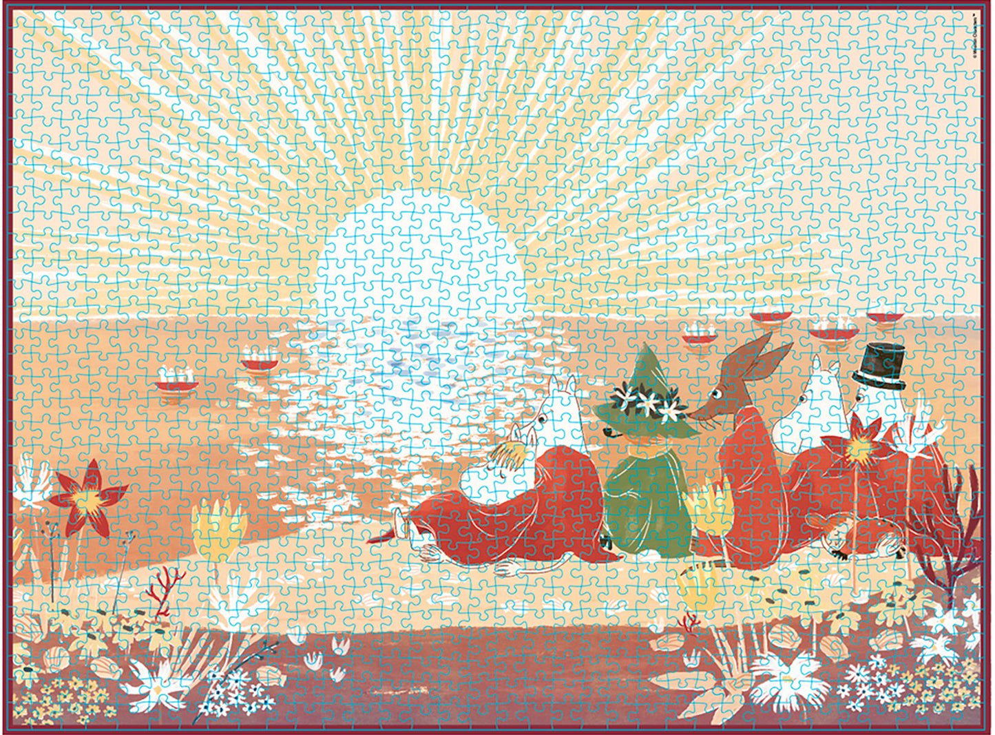 Moomin Sunset Art 1000 Piece Puzzle