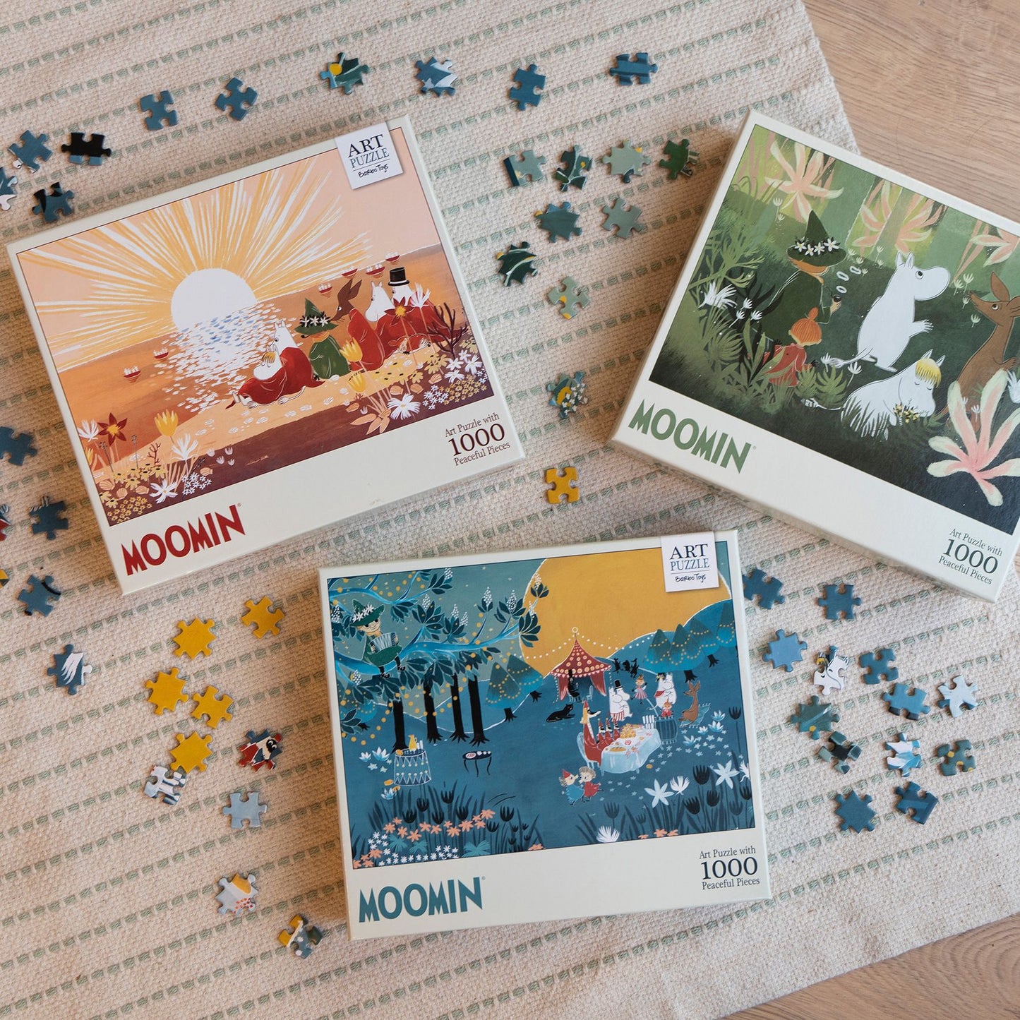 Moomin Blue Forest Art 1000 Piece Puzzle