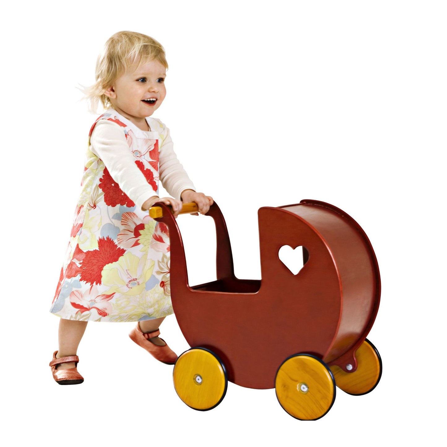 Moover Dolls Pram Red