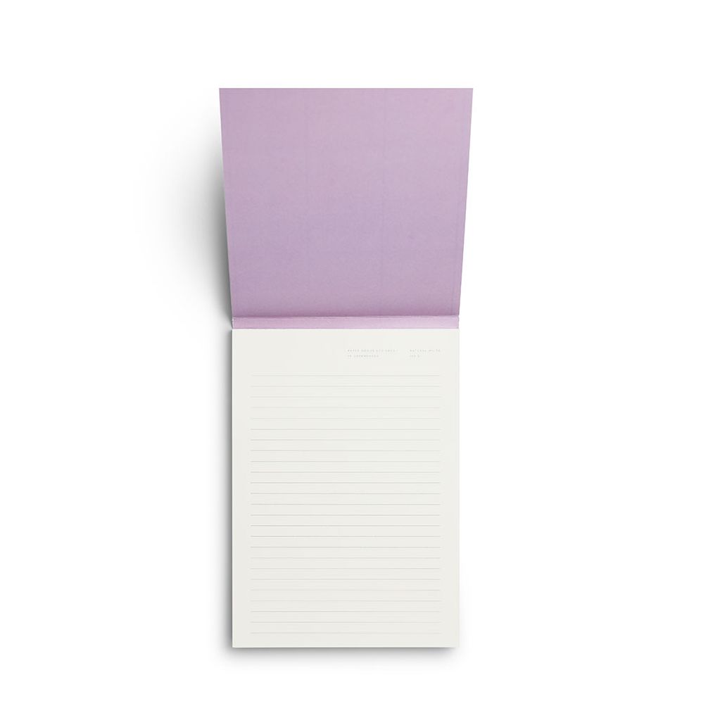 JO notepad, medium, Yellow check- Lined sheets - 60 sheets
