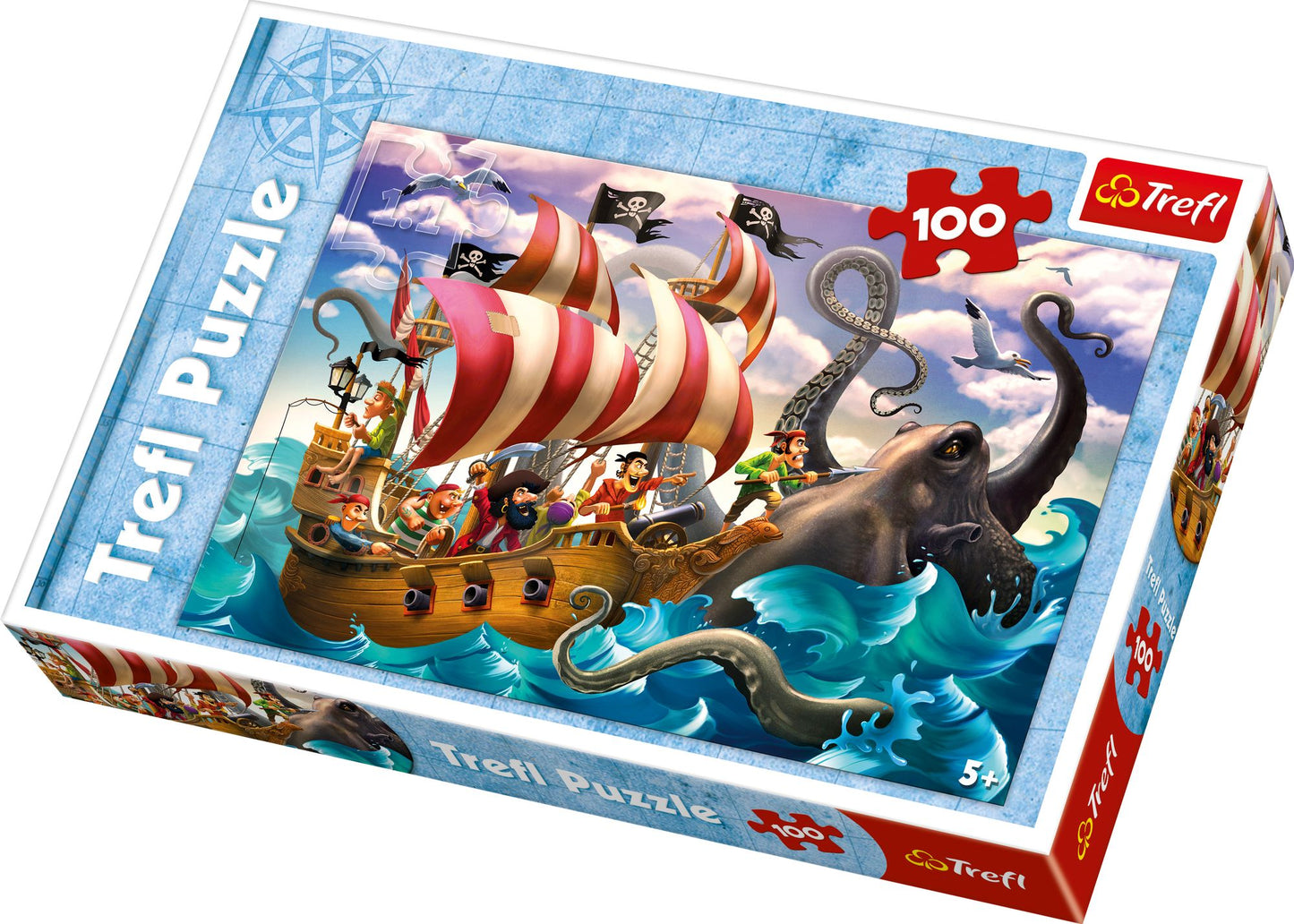 BATTLE ON THE SEA 100 Pc Puzzle