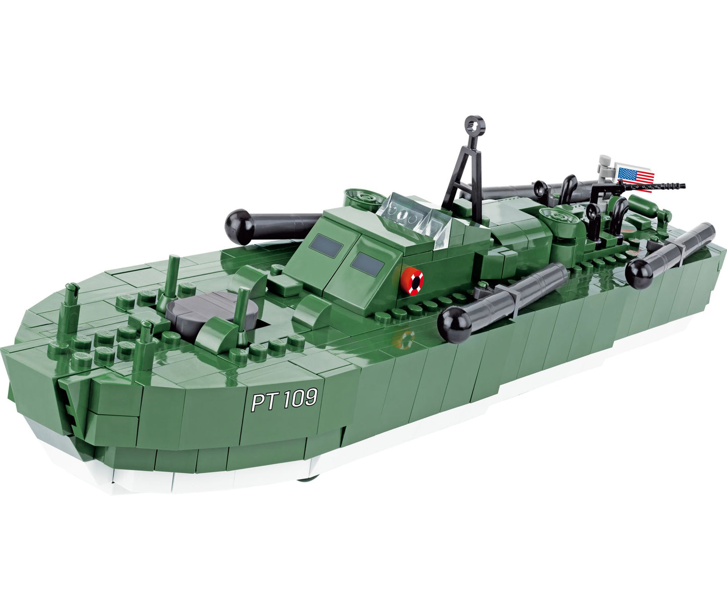 COBI Small Army World War II Motor Torpedo Boat PT-109 480 Piece Construction Blocks Building Kit