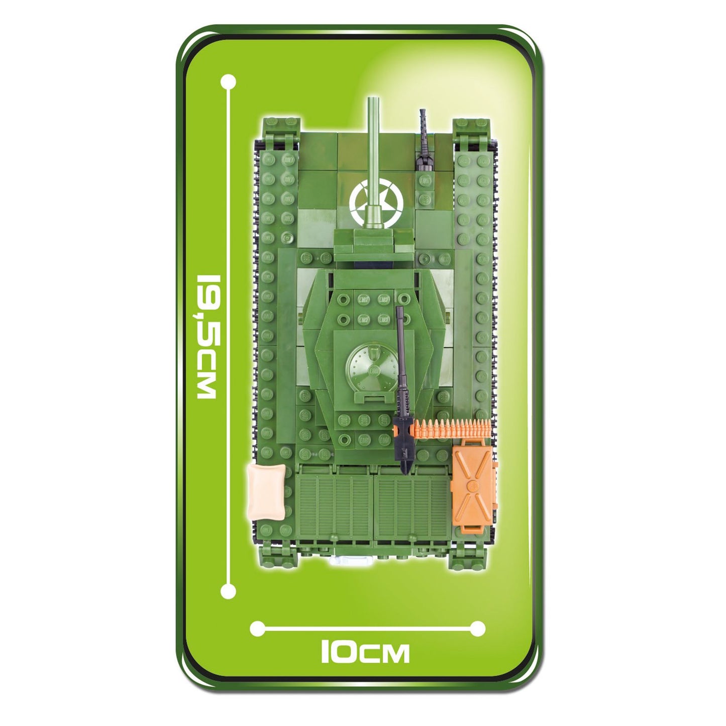 COBI Small Army American M24 Chaffee Construction Blocks Building Kit