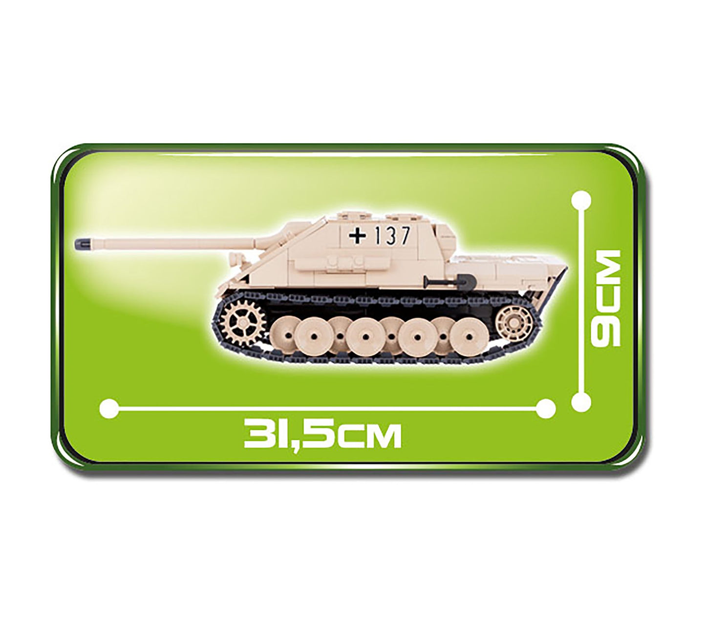 COBI Small Army SD. KFZ. 173 Jagdpanther Tank Construction Blocks Building Kit