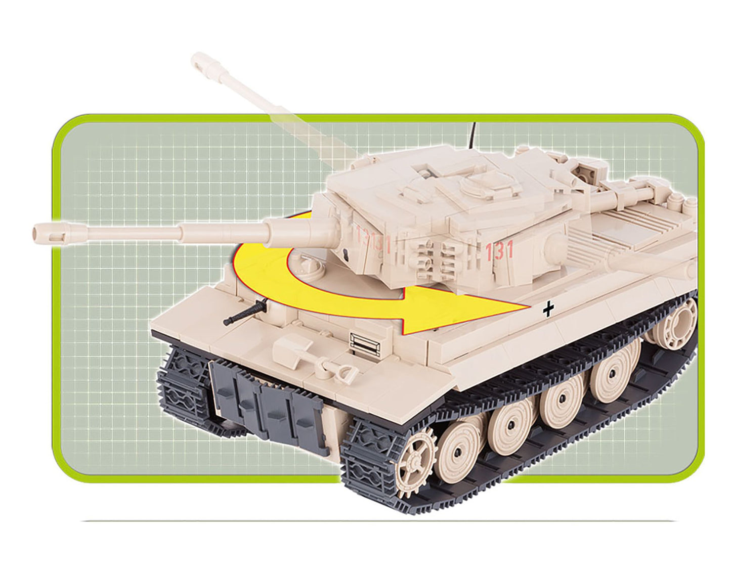 COBI Small Army PZKPFW VI Tiger No 131 Construction Blocks Building Kit