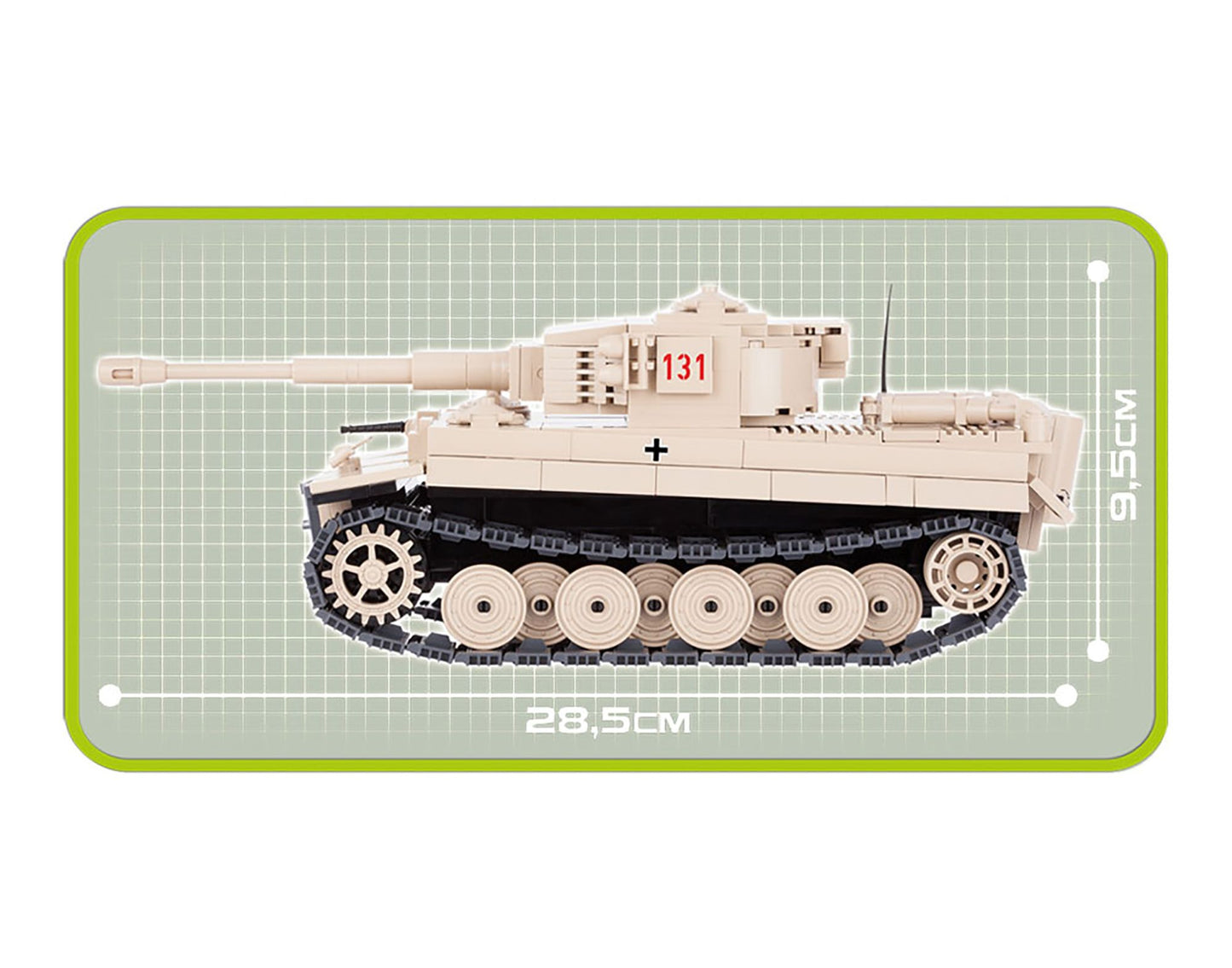 COBI Small Army PZKPFW VI Tiger No 131 Construction Blocks Building Kit