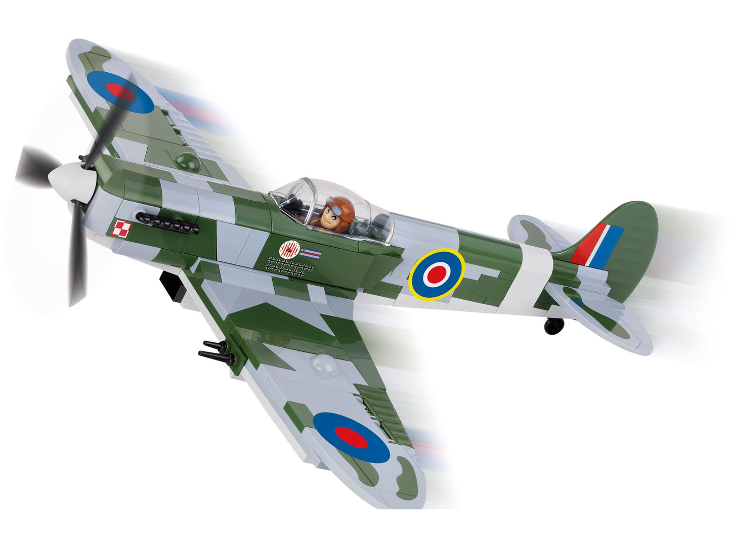 COBI Small Army World War II Supermarine Spitfire MK V Plane 290 Piece Construction Blocks Building Kit