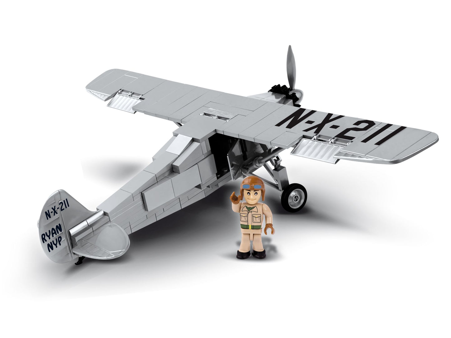 COBI Smithsonian Ryan NYP Spirit of St. Louis Plane 210 Piece Construction Blocks Building Kit