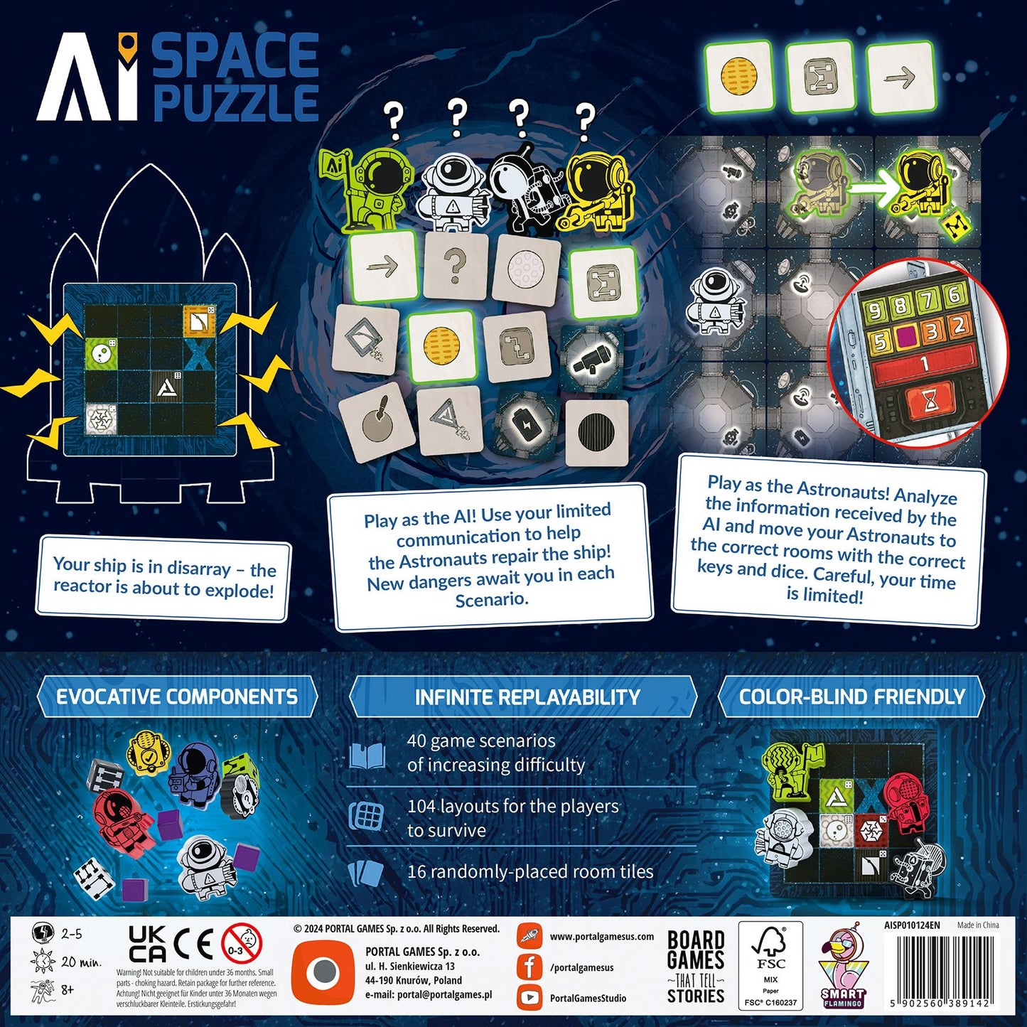 AI Space Puzzle by Katarzyna Cioch, Sylwia Smolinska, Wojciech Wisniewski, Mateusz Wolski