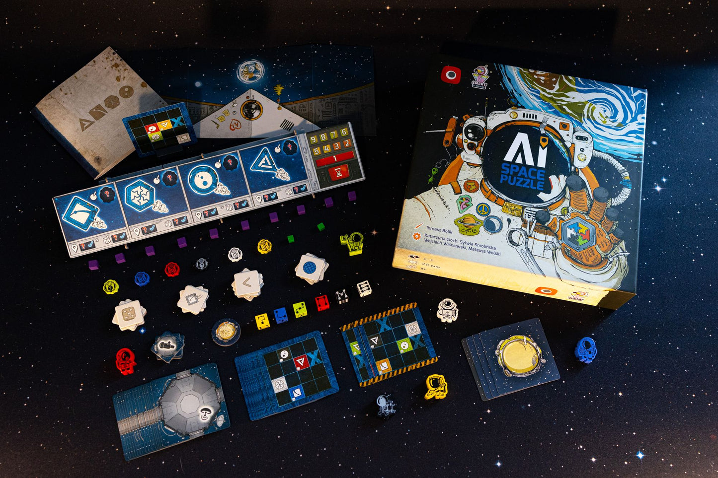 AI Space Puzzle by Katarzyna Cioch, Sylwia Smolinska, Wojciech Wisniewski, Mateusz Wolski
