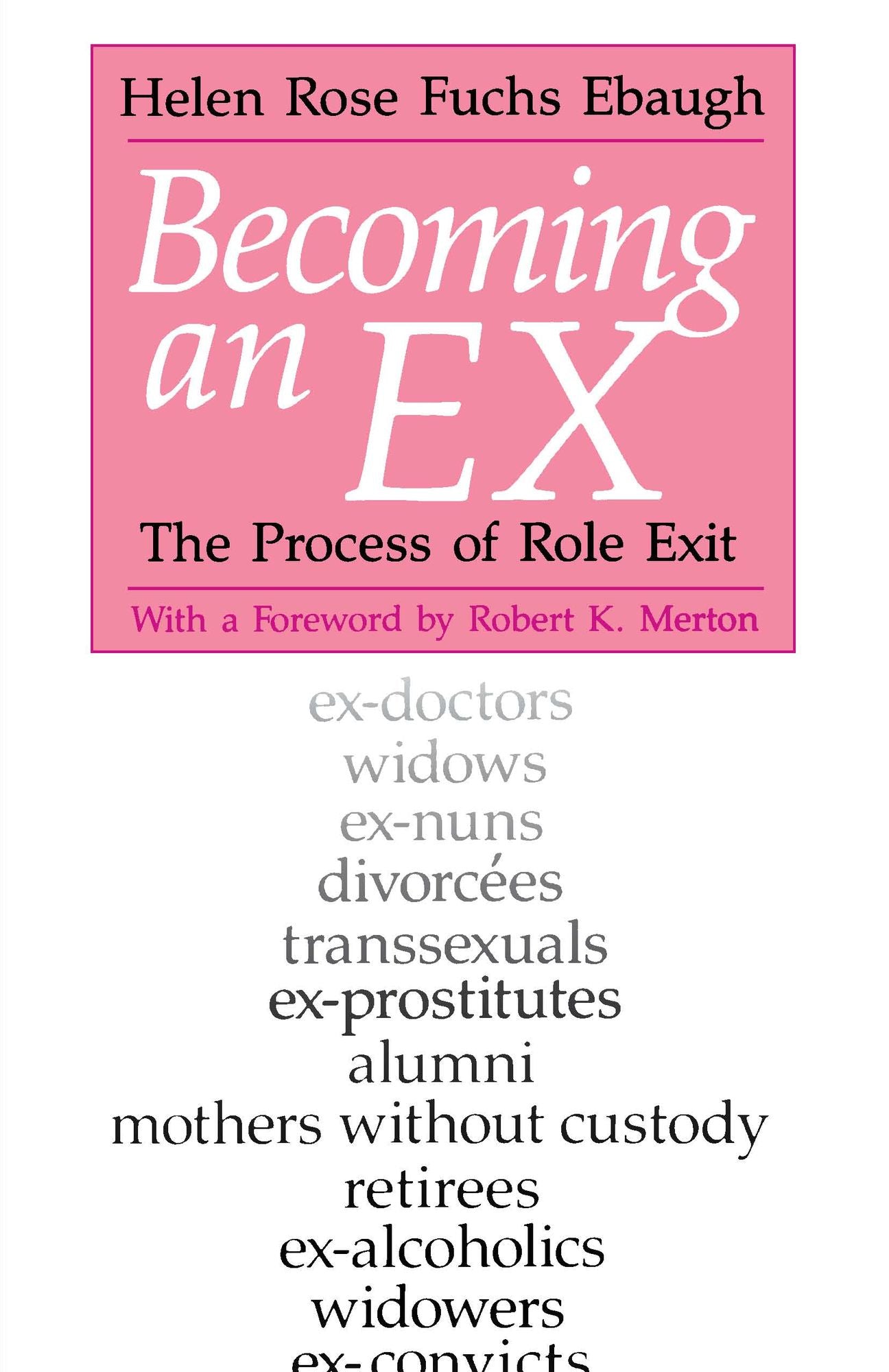 Becoming an Ex: The Process of Role Exit