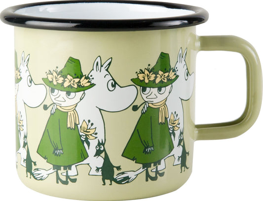 Moomin Enamel Mug 12.5oz Friends