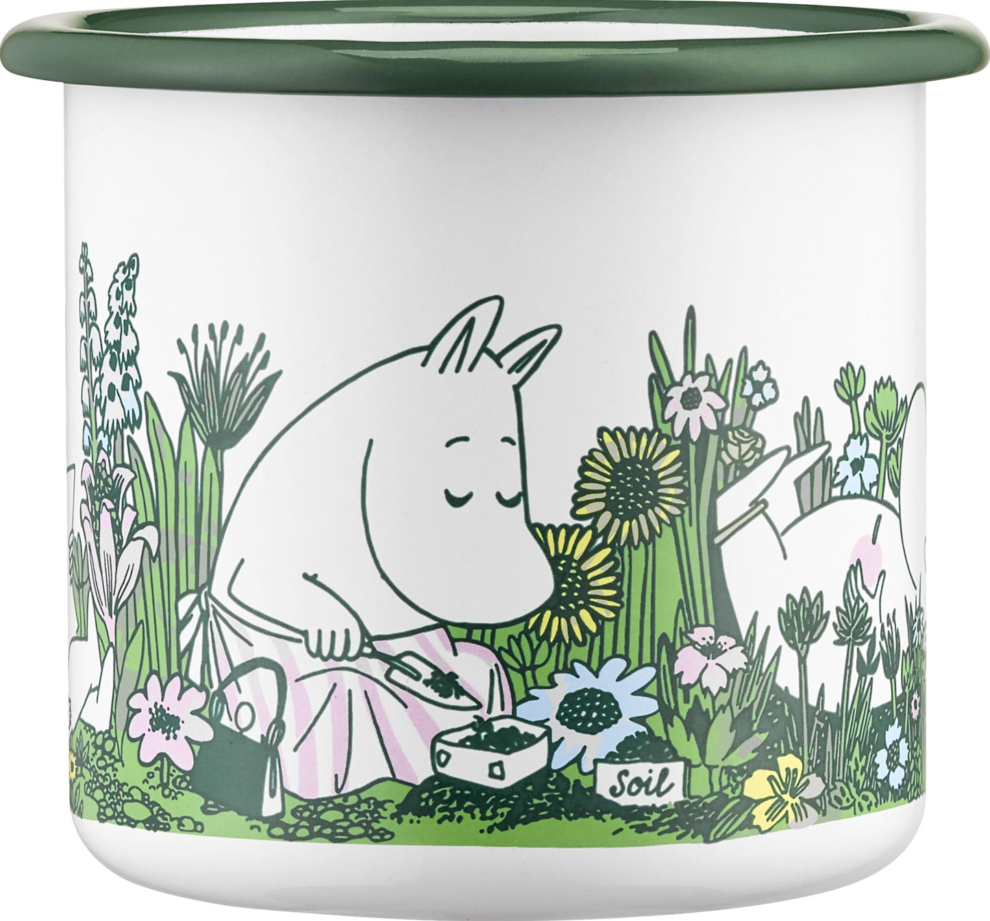 Moomin Enamel Mug 12.5oz In the Garden